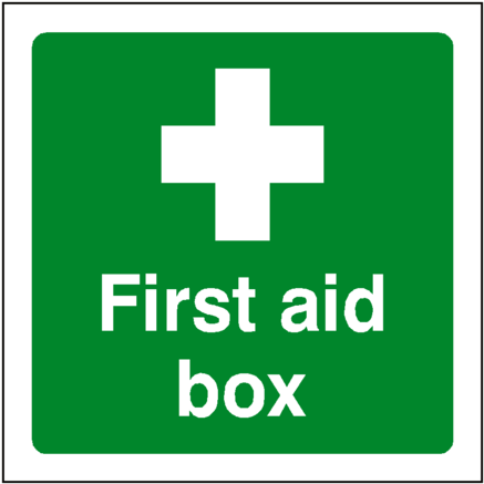 First Aid Box Sticker - First Aid Box Sign (480x480)