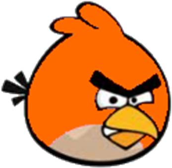 Orange Angry Bird - Angry Birds Star Wars Red (850x833)