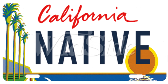 California Native License Plate - California License Plate (600x600)