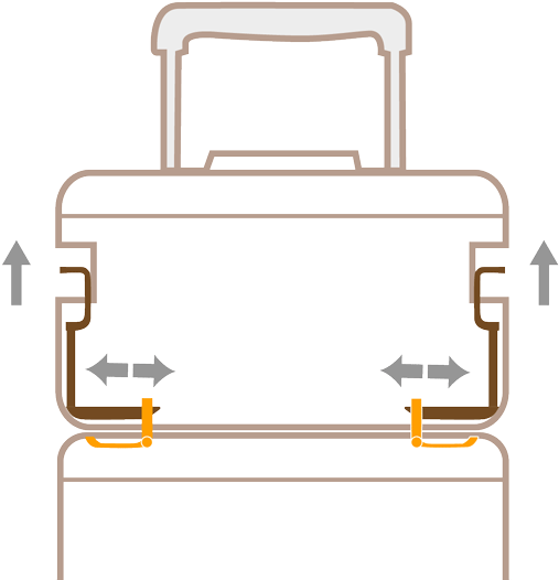 The Switch Design On The Upper Case Can Detach The - Bag (700x583)