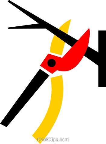 Wire Cutters Royalty Free Vector Clip Art Illustration - Propeller (351x480)