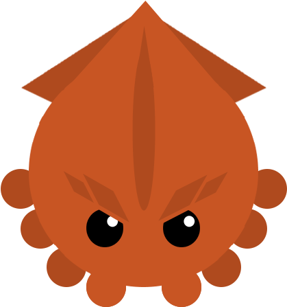 Artisticangry Orange Kraken - Mope Io Sea Monster (500x500)