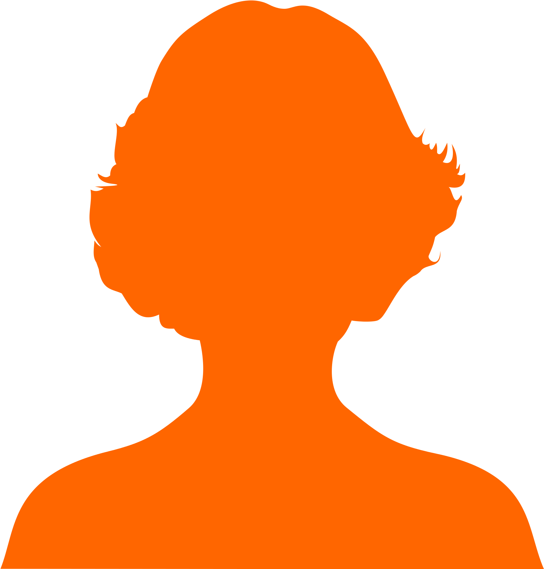 Open - Female Silhouette (2000x2000)