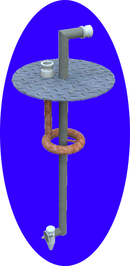 Spray Steam Nozzles - Circle (455x931)