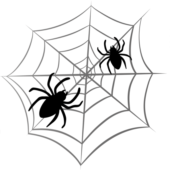 Imágenes De Arañas - Halloween Clip Art Png (592x600)