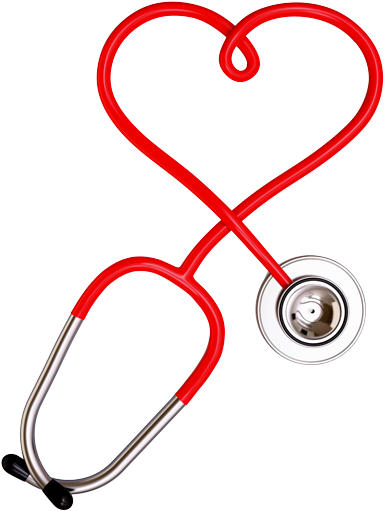 Heart Stethoscope Black And White Clipart Free Clip - Bma A-z Family Medical Encyclopedia [book] (400x528)