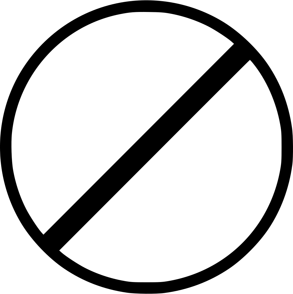 Png File - Forbidden Icon (980x982)