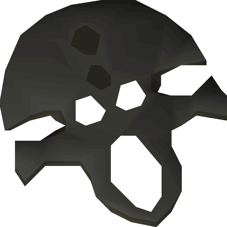 The Black Mask Is A Unique Mask Worn In The Head Slot - Slayer Mask Osrs (864x863)