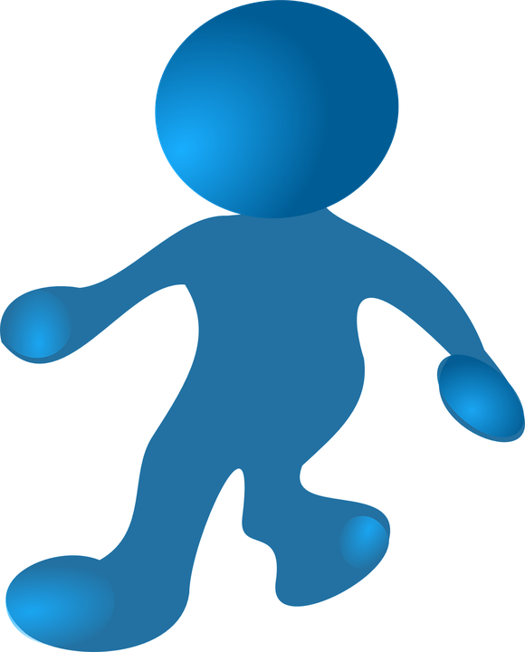 My Awesome Mobility Walker Makes It Easy For Me To - Walking Cartoon Man Gif (580x720)