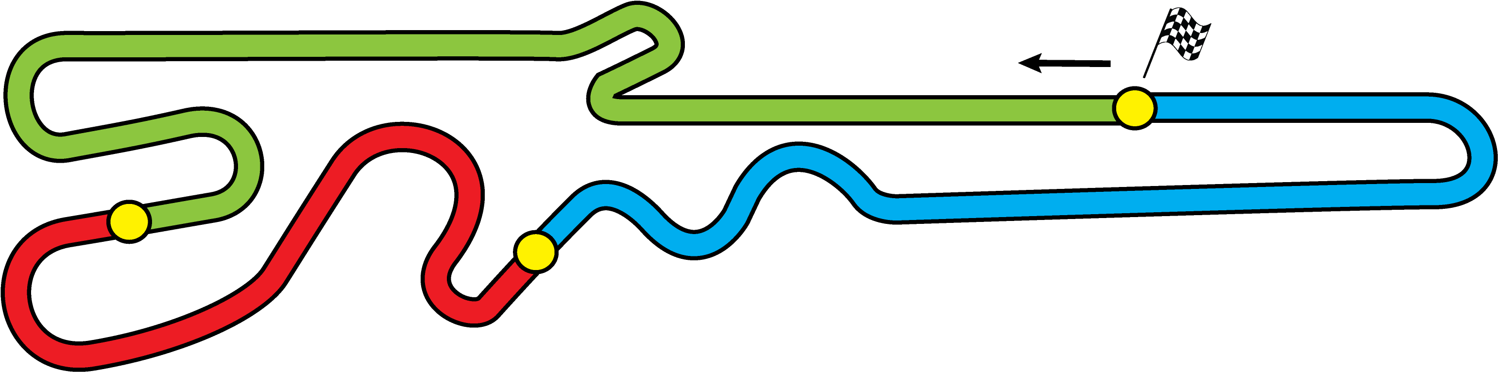 Palm Beach Karting Track Map - Palm Beach Karting Track Map (3227x929)