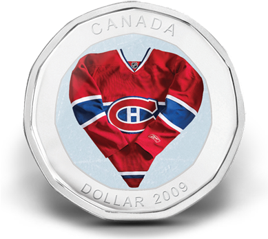 Flash - 2009 Nhl Puck & 50 Cent Coin Set - Montreal Canadiens (388x371)