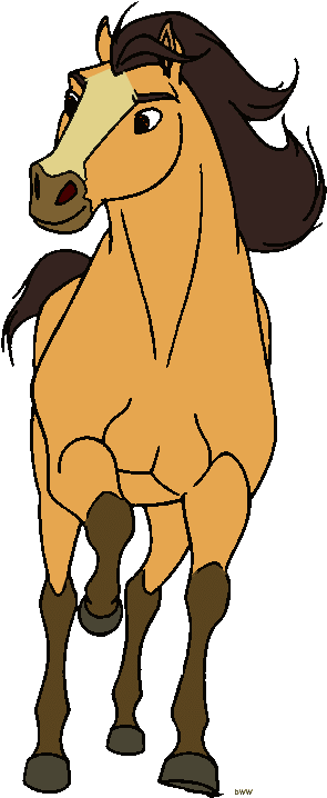 Spirit The Horse Clipart - Spirit The Horse Clipart (306x727)