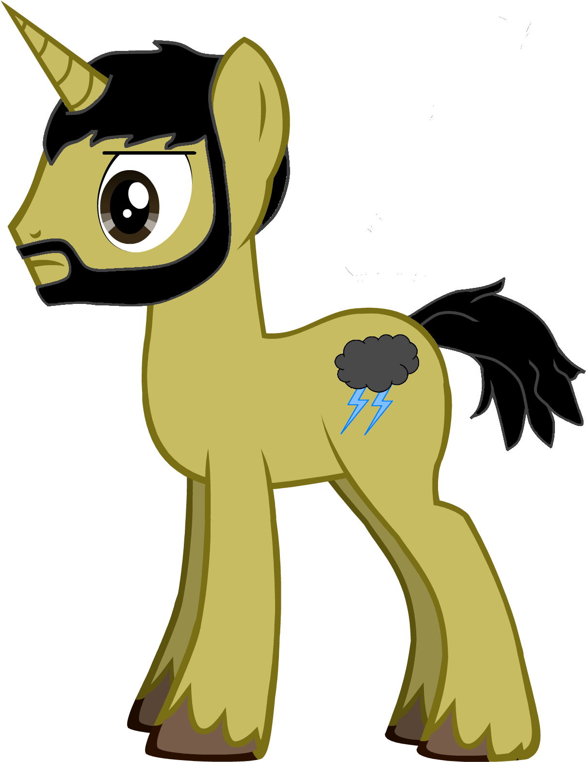 Lightning Strike Pony - My Little Pony Beard (1227x1583)