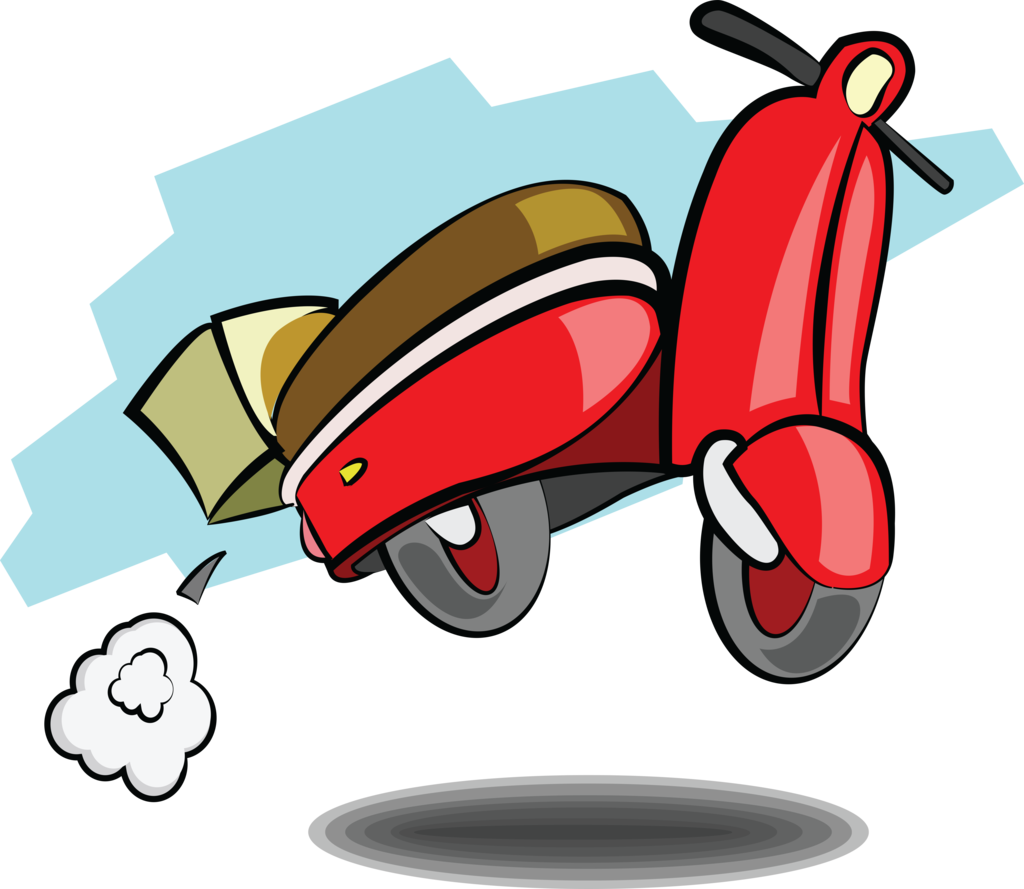 Cartoon Scooty By Navdbest Cartoon Scooty By Navdbest - Motorcycle (1024x889)
