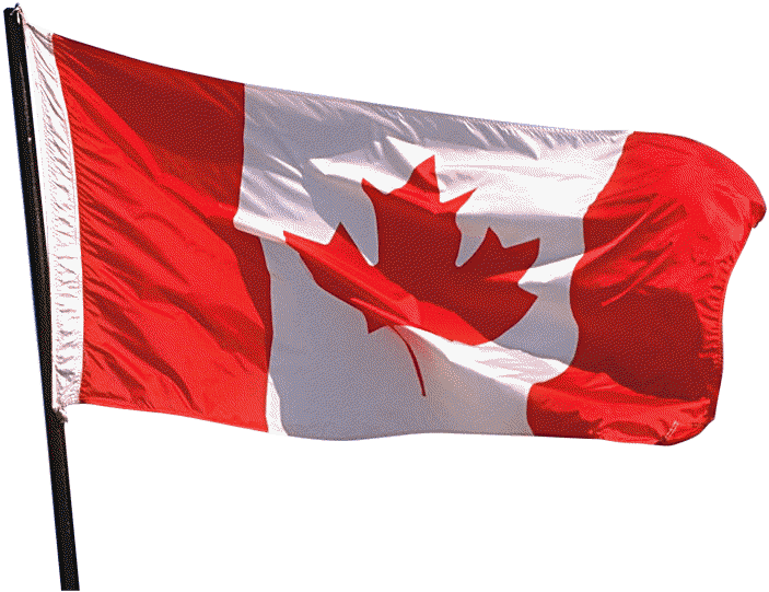 Canadian At The - Canada Flag Transparent Background (703x541)