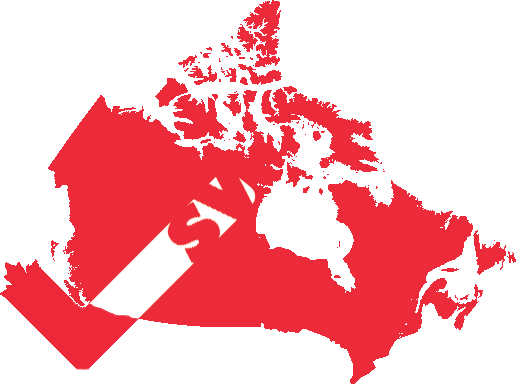 Strategic Voting 2015 Canadian Federal Election - Map Of Canada French (516x384)