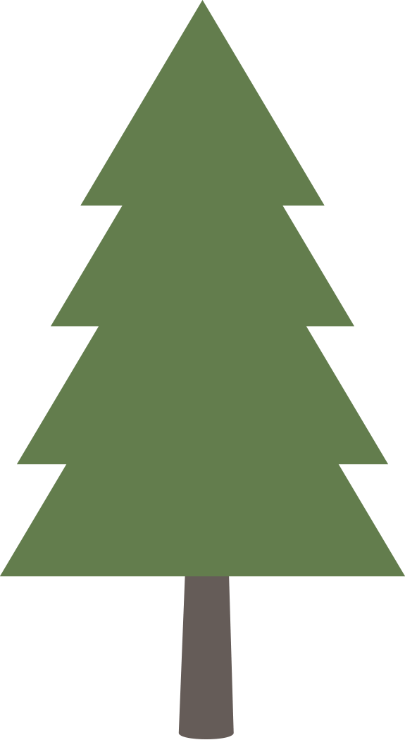 Pine Clipart Woodland Tree - Christmas Tree (575x1051)