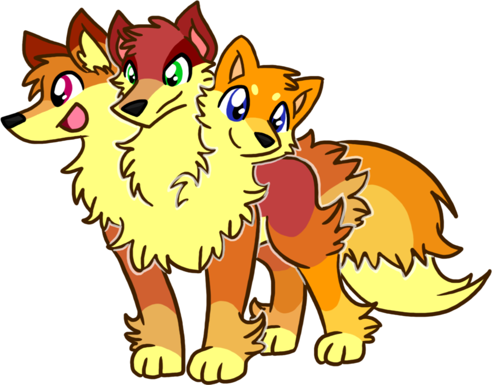 Cerberus Adopt By Heartinarosebud - Cartoon (1010x791)