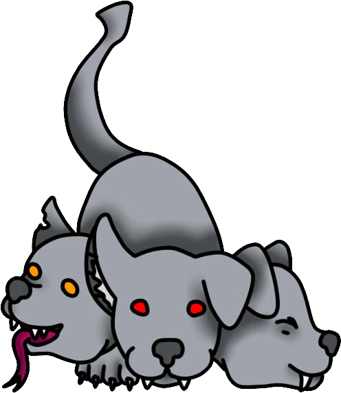 Baby Cerberus By Spottycows - Baby Cerberus Png (569x616)