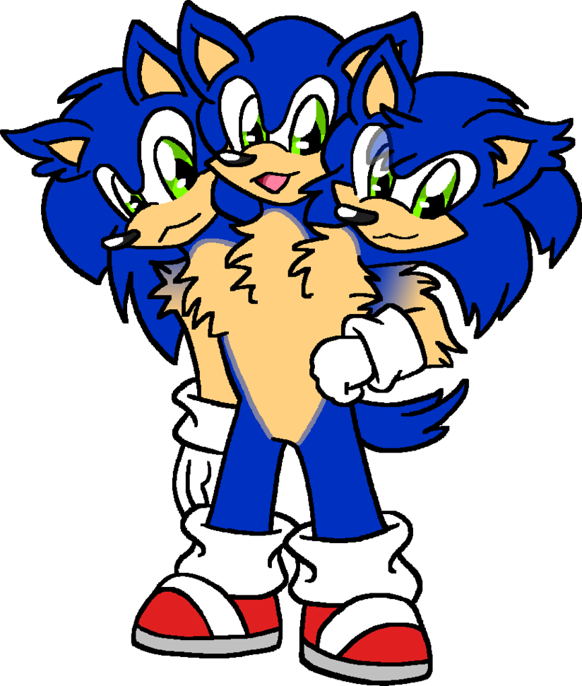 Cerberus Sonic By Heartinarosebud - Cerberus Sonic (824x970)