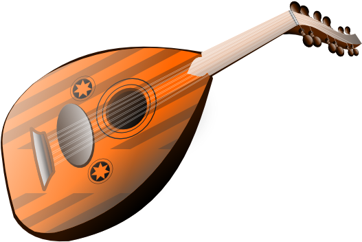 You Can Use This Lute Clip Art - Oud Clipart (555x444)