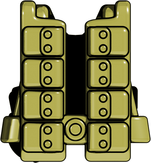 Brickarms Ww2 German Paratrooper Vest - Brickarms Combat Vest Ww2 German Paratrooper 2.5-inch (507x546)