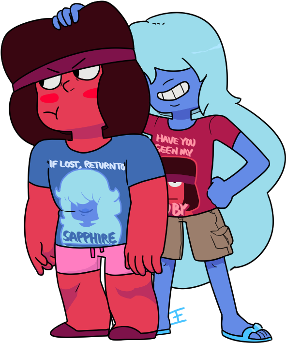 く、 Have You Een My If Lost, Returnto Sapphire - Harsh Boogie Steven Universe Couple (768x819)