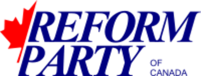 Reform Party Created - Reform Party Of Canada Logo (640x243)