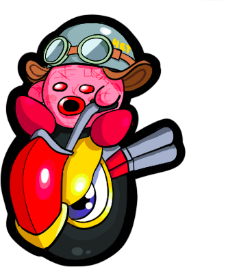 Having A Bad Day Here's A Harlequin Kirby Going At - December 10 (333x390)