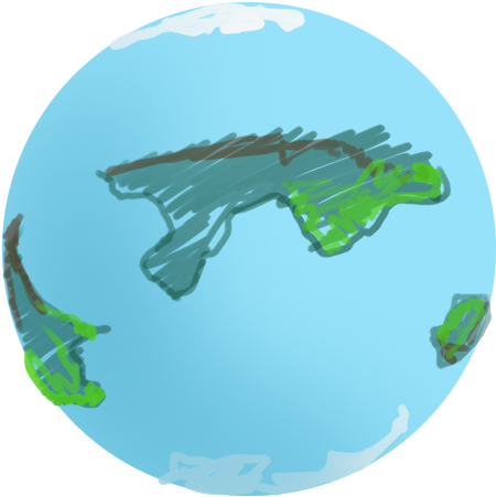 Earth Cartoon - Cartoon Earth - Scuba Diving (640x737)