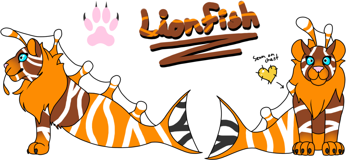Lion Fish By Shadowtoychica - Lion Fish By Shadowtoychica (1264x632)