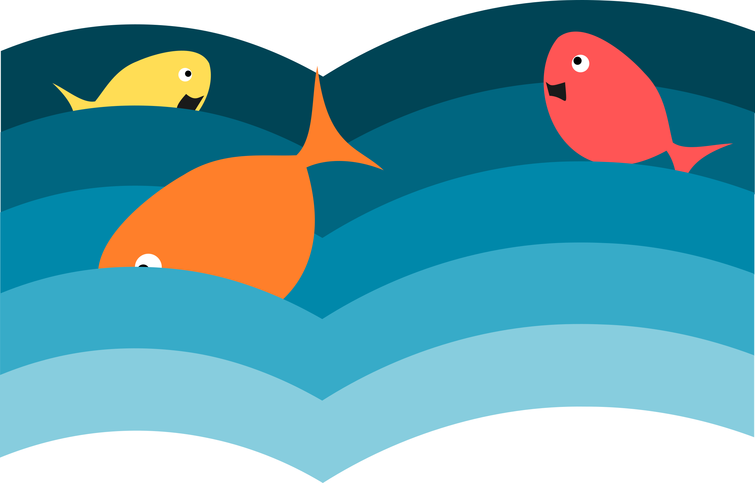 Fishes Png - Fishes Png Illustration (2400x1536)