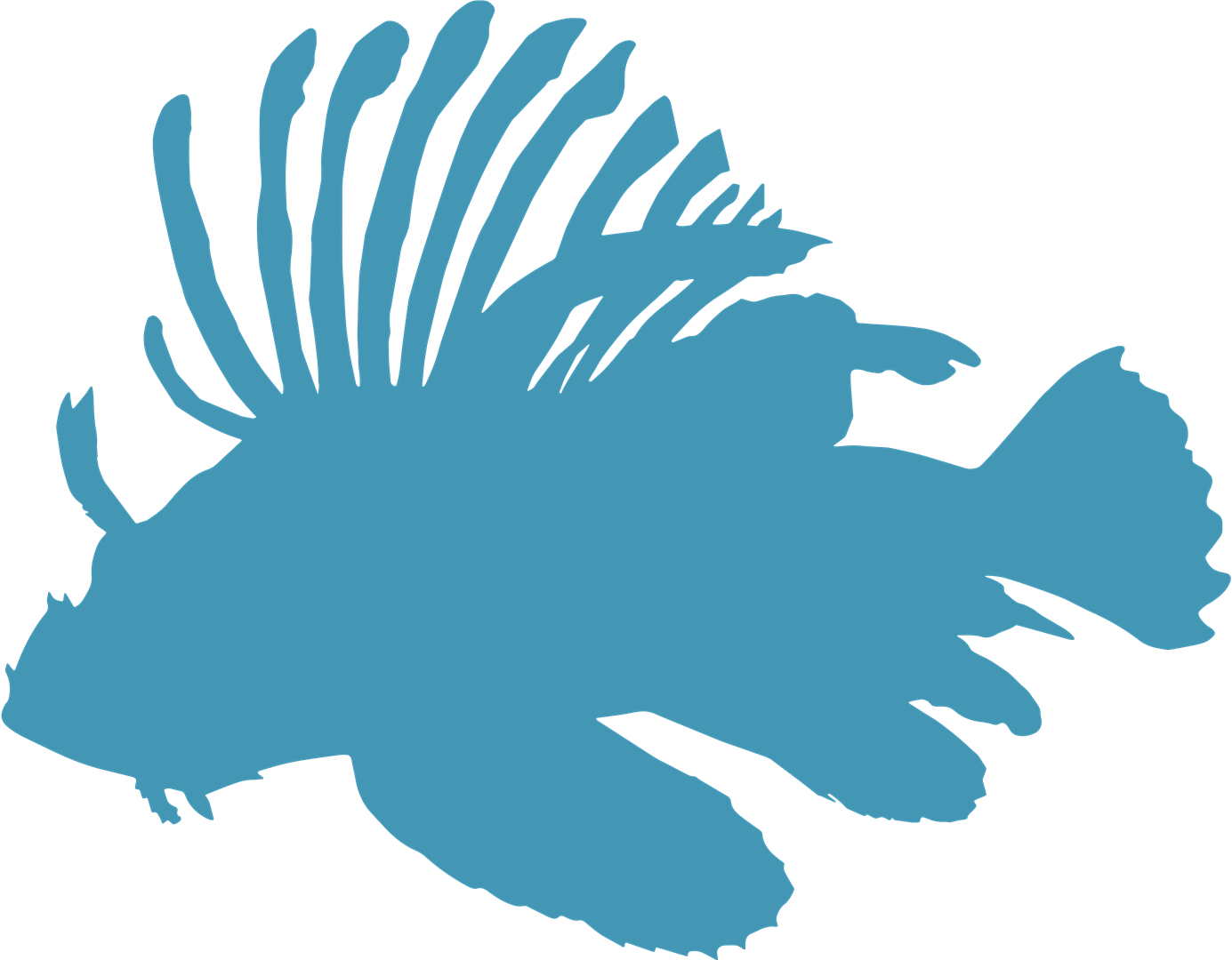 Epi Belize Lionfish Icon - Lionfish (1385x1080)