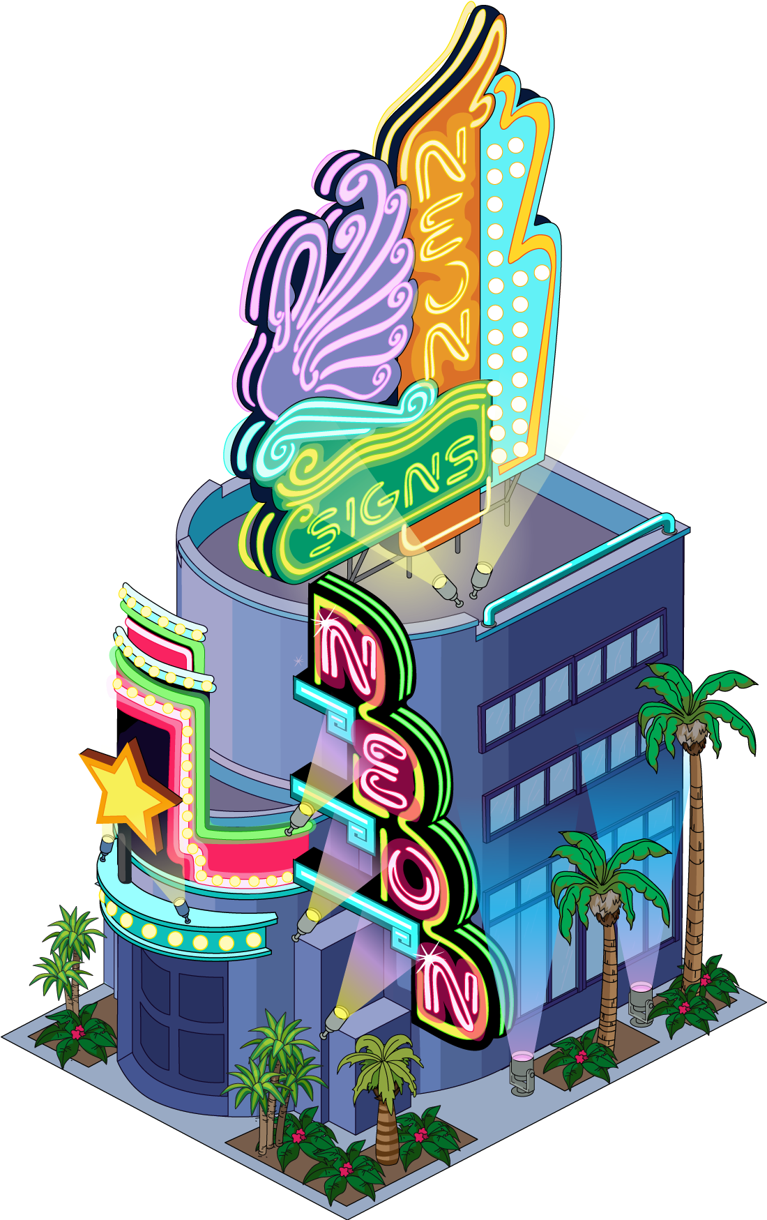 Fg Building Neonsignstore - Fg Building Neonsignstore (1105x1769)