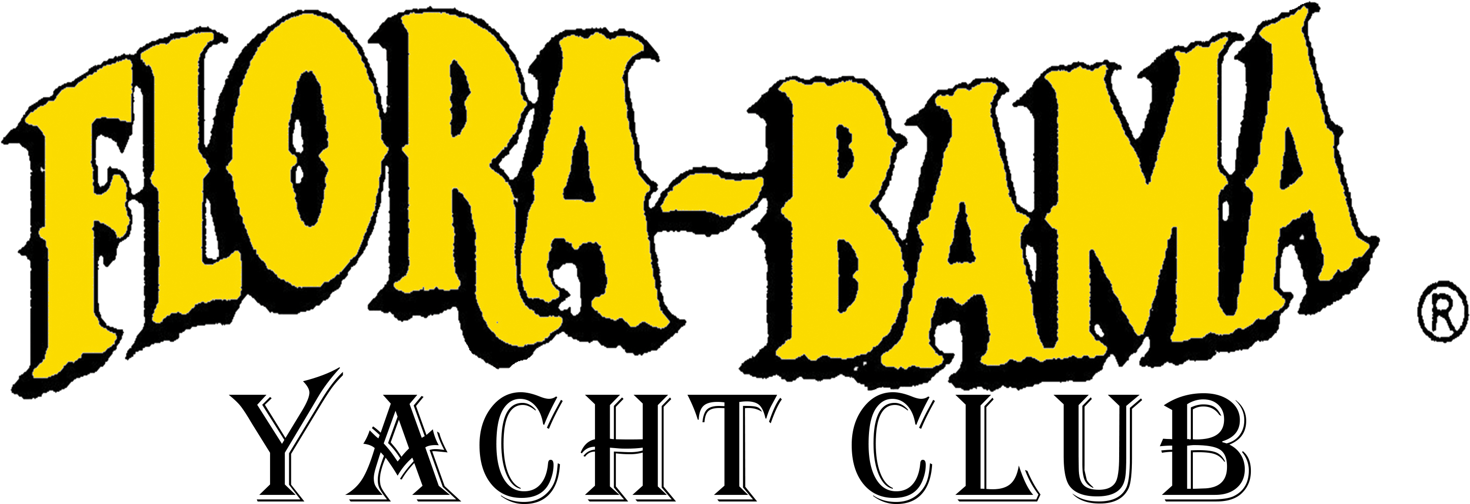 Yacht Club Logo - Flora-bama (3000x1287)