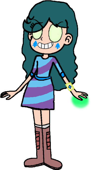 Twilight Butterfly Possessed By Toffee By Chespinite - Cartoon (416x714)