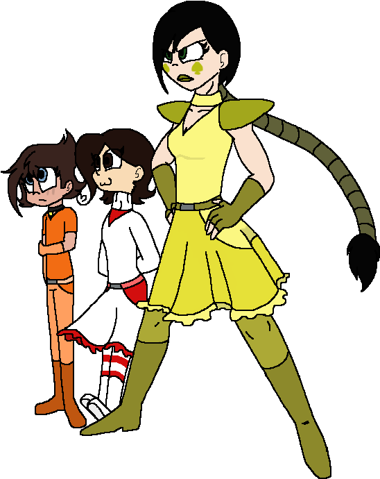 Toffee's Gals By Grovylefangirl1997 - Cartoon (590x726)