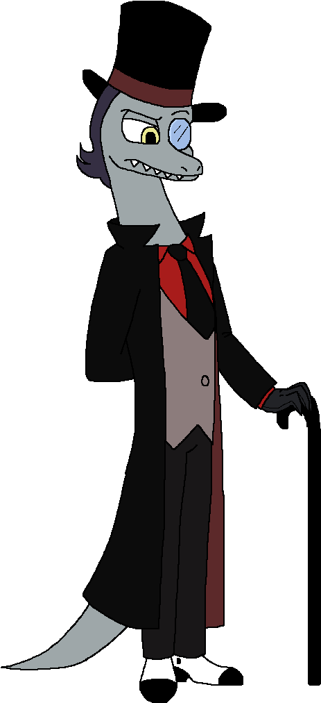 Toffee As Black Hat By Grovylefangirl1997 - Black Hat Toffee (568x1034)