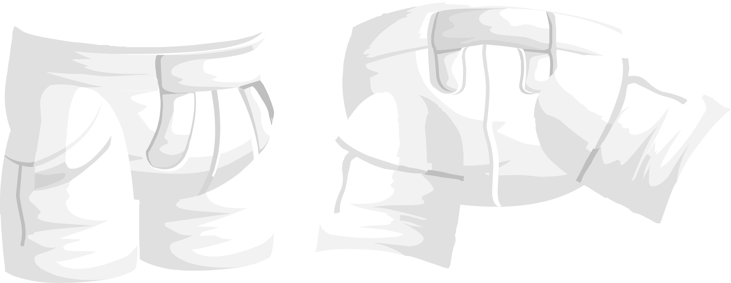 Avatar Wardrobe Pants Lederhosen - Clip Art (2400x931)