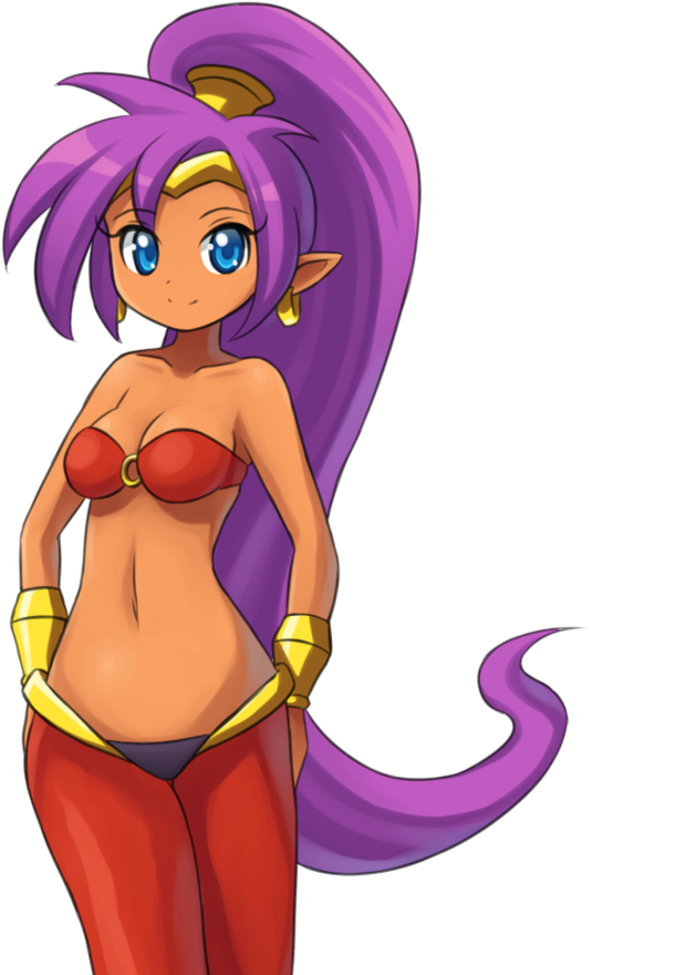 Half-genie Hero Shantae And The Pirate's Curse Cartoon - Shantae (894x894)