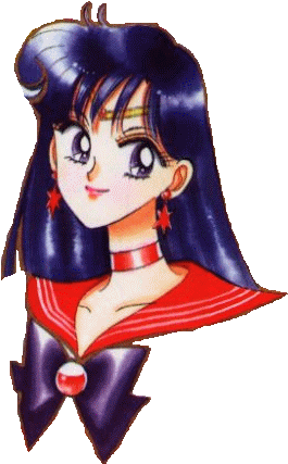 Rei1 Color Manga Scan, Sailormars From The Shoulders - Sailor Mars Manga Transparent (298x449)
