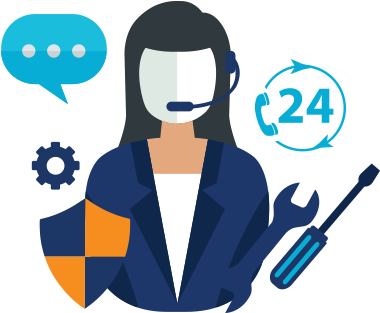 X 365 Days Support - Atencion Al Cliente Gif (382x360)