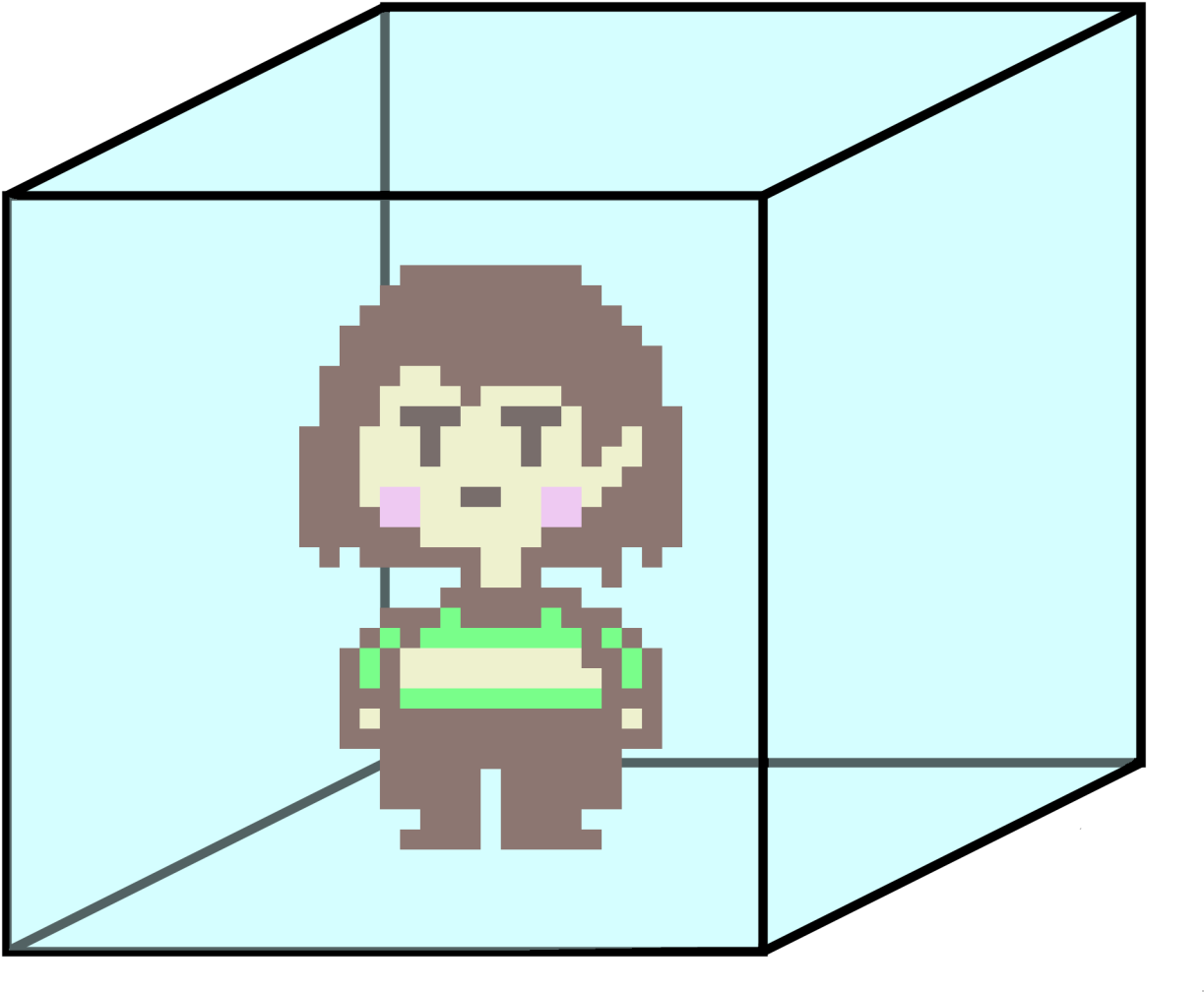 “ Cha Raa - Asriel And Chara Sprite (1280x1152)