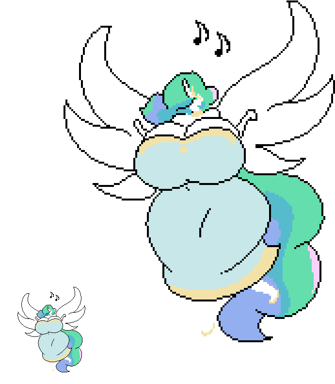 Celestia Pixel By Two Ton Neko - Pixel Celestia (880x880)