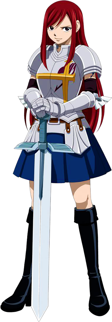 Erza Scarlet - Erza Scarlet Fairy Tail (520x1094)