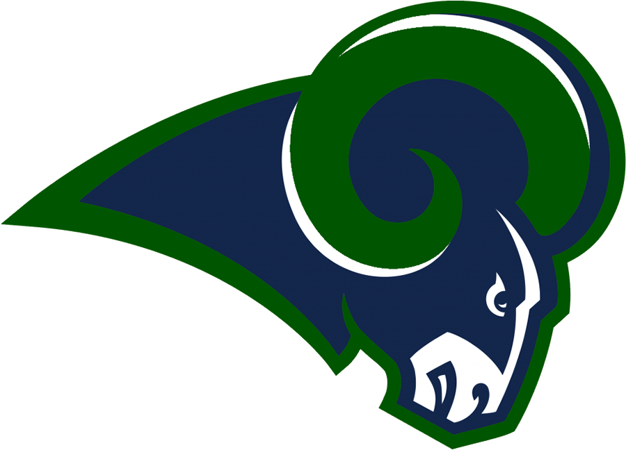 Cypress Ridge Rams - Los Angeles Rams Logo (900x648)