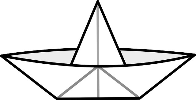 Paper, Cartoon, Toy, Boat, Sheet, Folded, Fold - Paper Boat Clipart (640x325)