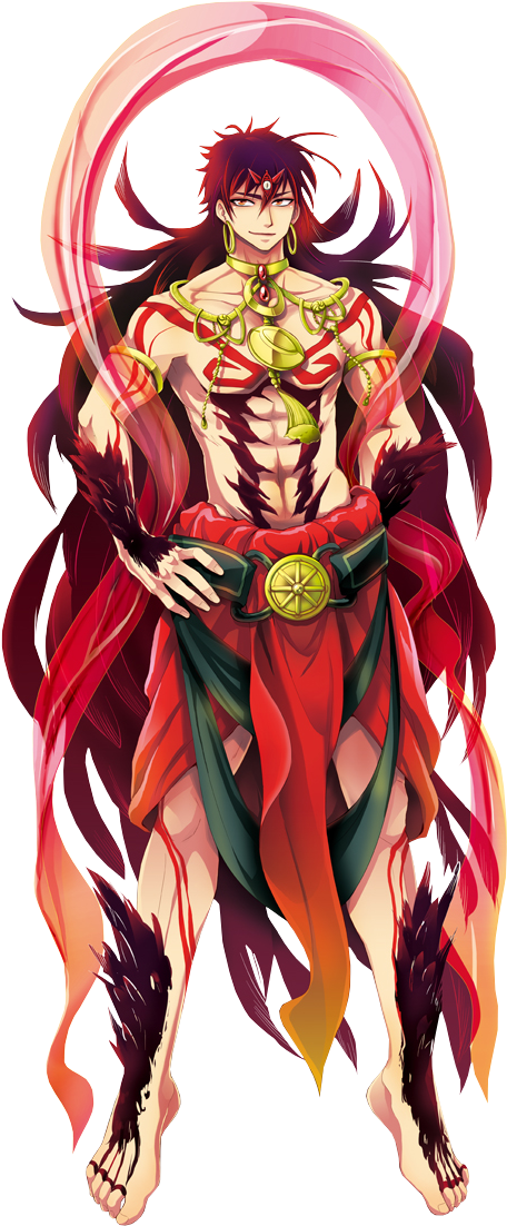 Buscar Con Google - Magi Sinbad Djinn Equip Focalor (500x1135)