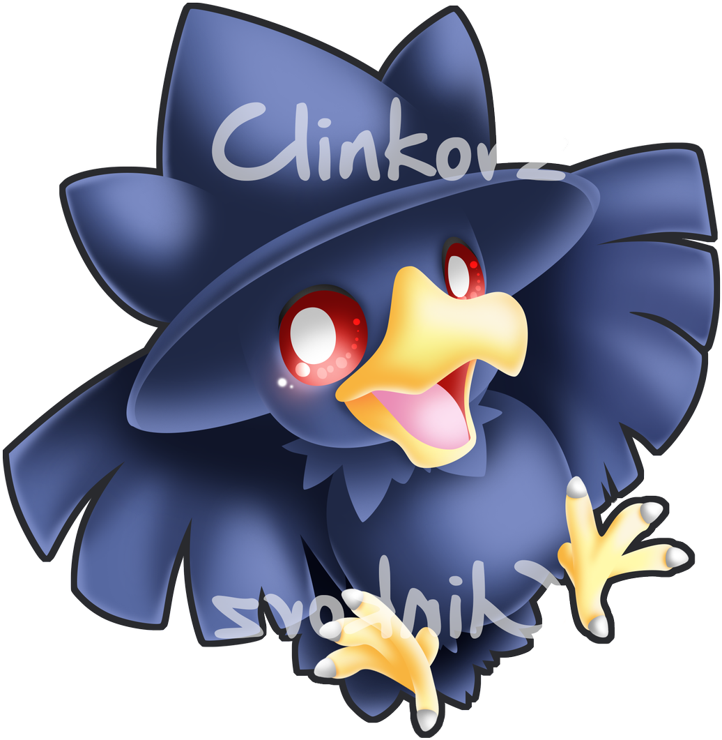 Clinkorz On Twitter - Murkrow (1200x1200)