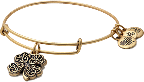 Alex And Ani Alex And Ani Four Leaf Clover - Alex And Ani Everything Happens For A Reason Charm (500x351)